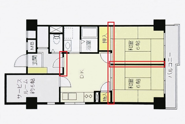 パーティションとは 間取り図を例にして考えてみると解りやすい パソコンの問題を改善