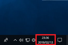 Windows10 タスクバーの通知領域の時計を非表示にする方法 パソコンの問題を改善