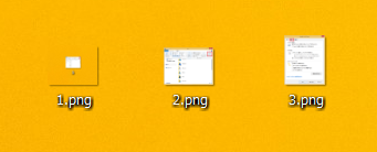 Windows8/8.1 拡張子が表示されている状態